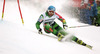 Marcus Sandell of Finland skiing in first run of men giant slalom race of FIS Alpine skiing World Cup in Garmisch-Partenkirchen, Germany. Men giant slalom race of FIS Alpine skiing World Cup in Garmisch-Partenkirchen, Germany, was held on Sunday, 24th of February 2013.
