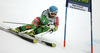 Marcus Sandell of Finland skiing in first run of men giant slalom race of FIS Alpine skiing World Cup in Garmisch-Partenkirchen, Germany. Men giant slalom race of FIS Alpine skiing World Cup in Garmisch-Partenkirchen, Germany, was held on Sunday, 24th of February 2013.
