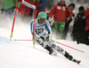 Felix Neureuther of Germany skiing in first run of men giant slalom race of FIS Alpine skiing World Cup in Garmisch-Partenkirchen, Germany. Men giant slalom race of FIS Alpine skiing World Cup in Garmisch-Partenkirchen, Germany, was held on Sunday, 24th of February 2013.
