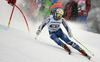 Matts Olsson of Sweden skiing in first run of men giant slalom race of FIS Alpine skiing World Cup in Garmisch-Partenkirchen, Germany. Men giant slalom race of FIS Alpine skiing World Cup in Garmisch-Partenkirchen, Germany, was held on Sunday, 24th of February 2013.
