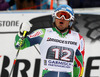 Fourth placed Marcus Sandell of Finland reacts in finish of second run of men giant slalom race of FIS Alpine skiing World Cup in Garmisch-Partenkirchen, Germany. Men giant slalom race of FIS Alpine skiing World Cup in Garmisch-Partenkirchen, Germany, was held on Sunday, 24th of February 2013.
