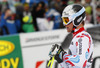 Winner Alexis Pinturault of France reacts in finish of second run of men giant slalom race of FIS Alpine skiing World Cup in Garmisch-Partenkirchen, Germany. Men giant slalom race of FIS Alpine skiing World Cup in Garmisch-Partenkirchen, Germany, was held on Sunday, 24th of February 2013.
