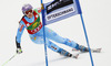 Tina Maze of Slovenia skiing in first run of women giant slalom race of FIS Alpine skiing World Cup in Ofterschwang, Germany. Women giant slalom race of FIS Alpine skiing World Cup in Ofterschwang, Germany, was held on Saturday, 9th of March 2013.
