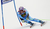 Tina Maze of Slovenia skiing in first run of women giant slalom race of FIS Alpine skiing World Cup in Ofterschwang, Germany. Women giant slalom race of FIS Alpine skiing World Cup in Ofterschwang, Germany, was held on Saturday, 9th of March 2013.
