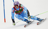 Tina Maze of Slovenia skiing in first run of women giant slalom race of FIS Alpine skiing World Cup in Ofterschwang, Germany. Women giant slalom race of FIS Alpine skiing World Cup in Ofterschwang, Germany, was held on Saturday, 9th of March 2013.

