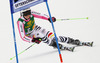 Viktoria Rebensburg of Germany skiing in first run of women giant slalom race of FIS Alpine skiing World Cup in Ofterschwang, Germany. Women giant slalom race of FIS Alpine skiing World Cup in Ofterschwang, Germany, was held on Saturday, 9th of March 2013.
