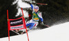 Tessa Worley of France skiing in first run of women giant slalom race of FIS Alpine skiing World Cup in Ofterschwang, Germany. Women giant slalom race of FIS Alpine skiing World Cup in Ofterschwang, Germany, was held on Saturday, 9th of March 2013.
