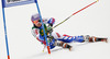 Tessa Worley of France skiing in first run of women giant slalom race of FIS Alpine skiing World Cup in Ofterschwang, Germany. Women giant slalom race of FIS Alpine skiing World Cup in Ofterschwang, Germany, was held on Saturday, 9th of March 2013.
