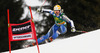 Jessica Lindell-Vikarby of Sweden skiing in first run of women giant slalom race of FIS Alpine skiing World Cup in Ofterschwang, Germany. Women giant slalom race of FIS Alpine skiing World Cup in Ofterschwang, Germany, was held on Saturday, 9th of March 2013.
