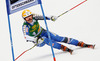 Jessica Lindell-Vikarby of Sweden skiing in first run of women giant slalom race of FIS Alpine skiing World Cup in Ofterschwang, Germany. Women giant slalom race of FIS Alpine skiing World Cup in Ofterschwang, Germany, was held on Saturday, 9th of March 2013.
