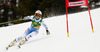 Anna Fenninger of Austria skiing in first run of women giant slalom race of FIS Alpine skiing World Cup in Ofterschwang, Germany. Women giant slalom race of FIS Alpine skiing World Cup in Ofterschwang, Germany, was held on Saturday, 9th of March 2013.
