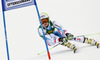 Anna Fenninger of Austria skiing in first run of women giant slalom race of FIS Alpine skiing World Cup in Ofterschwang, Germany. Women giant slalom race of FIS Alpine skiing World Cup in Ofterschwang, Germany, was held on Saturday, 9th of March 2013.
