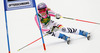 Maria Hoefl-Riesch of Germany skiing in first run of women giant slalom race of FIS Alpine skiing World Cup in Ofterschwang, Germany. Women giant slalom race of FIS Alpine skiing World Cup in Ofterschwang, Germany, was held on Saturday, 9th of March 2013.
