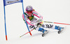 Maria Hoefl-Riesch of Germany skiing in first run of women giant slalom race of FIS Alpine skiing World Cup in Ofterschwang, Germany. Women giant slalom race of FIS Alpine skiing World Cup in Ofterschwang, Germany, was held on Saturday, 9th of March 2013.
