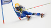 Frida Hansdotter of Sweden skiing in first run of women giant slalom race of FIS Alpine skiing World Cup in Ofterschwang, Germany. Women giant slalom race of FIS Alpine skiing World Cup in Ofterschwang, Germany, was held on Saturday, 9th of March 2013.

