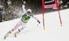 Julia Mancuso of USA skiing in first run of women giant slalom race of FIS Alpine skiing World Cup in Ofterschwang, Germany. Women giant slalom race of FIS Alpine skiing World Cup in Ofterschwang, Germany, was held on Saturday, 9th of March 2013.
