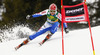 Anemone Marmottan of France skiing in first run of women giant slalom race of FIS Alpine skiing World Cup in Ofterschwang, Germany. Women giant slalom race of FIS Alpine skiing World Cup in Ofterschwang, Germany, was held on Saturday, 9th of March 2013.
