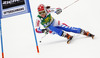 Anemone Marmottan of France skiing in first run of women giant slalom race of FIS Alpine skiing World Cup in Ofterschwang, Germany. Women giant slalom race of FIS Alpine skiing World Cup in Ofterschwang, Germany, was held on Saturday, 9th of March 2013.
