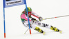 Lena Duerr of Germany skiing in first run of women giant slalom race of FIS Alpine skiing World Cup in Ofterschwang, Germany. Women giant slalom race of FIS Alpine skiing World Cup in Ofterschwang, Germany, was held on Saturday, 9th of March 2013.
