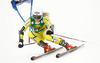Lotte Smiseth Sejersted of Norway skiing in first run of women giant slalom race of FIS Alpine skiing World Cup in Ofterschwang, Germany. Women giant slalom race of FIS Alpine skiing World Cup in Ofterschwang, Germany, was held on Saturday, 9th of March 2013.
