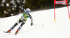 Mona Loeseth of Norway skiing in first run of women giant slalom race of FIS Alpine skiing World Cup in Ofterschwang, Germany. Women giant slalom race of FIS Alpine skiing World Cup in Ofterschwang, Germany, was held on Saturday, 9th of March 2013.
