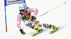 Barbara Wirth of Germany skiing in first run of women giant slalom race of FIS Alpine skiing World Cup in Ofterschwang, Germany. Women giant slalom race of FIS Alpine skiing World Cup in Ofterschwang, Germany, was held on Saturday, 9th of March 2013.
