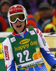 Fifth placed Anemone Marmottan of France reacts in finish of second run of women giant slalom race of FIS Alpine skiing World Cup in Ofterschwang, Germany. Women giant slalom race of FIS Alpine skiing World Cup in Ofterschwang, Germany, was held on Saturday, 9th of March 2013.
