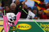 Third placed Viktoria Rebensburg of Germany reacts in finish of second run of women giant slalom race of FIS Alpine skiing World Cup in Ofterschwang, Germany. Women giant slalom race of FIS Alpine skiing World Cup in Ofterschwang, Germany, was held on Saturday, 9th of March 2013.
