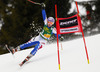 Tessa Worley of France skiing in first run of women giant slalom race of FIS Alpine skiing World Cup in Ofterschwang, Germany. Women giant slalom race of FIS Alpine skiing World Cup in Ofterschwang, Germany, was held on Saturday, 9th of March 2013.
