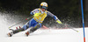 Maria Pietilae-Holmner of Sweden skiing in first run of women slalom race of FIS Alpine skiing World Cup in Ofterschwang, Germany. Women slalom race of FIS Alpine skiing World Cup in Ofterschwang, Germany, was held on Sunday, 10th of March 2013.

