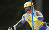 Maria Pietilae-Holmner of Sweden skiing in first run of women slalom race of FIS Alpine skiing World Cup in Ofterschwang, Germany. Women slalom race of FIS Alpine skiing World Cup in Ofterschwang, Germany, was held on Sunday, 10th of March 2013.
