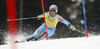 Tina Maze of Slovenia skiing in first run of women slalom race of FIS Alpine skiing World Cup in Ofterschwang, Germany. Women slalom race of FIS Alpine skiing World Cup in Ofterschwang, Germany, was held on Sunday, 10th of March 2013.
