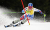 Veronika Velez Zuzulova of Slovakia skiing in first run of women slalom race of FIS Alpine skiing World Cup in Ofterschwang, Germany. Women slalom race of FIS Alpine skiing World Cup in Ofterschwang, Germany, was held on Sunday, 10th of March 2013.
