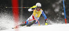 Wendy Holdener of Switzerland skiing in first run of women slalom race of FIS Alpine skiing World Cup in Ofterschwang, Germany. Women slalom race of FIS Alpine skiing World Cup in Ofterschwang, Germany, was held on Sunday, 10th of March 2013.
