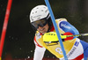 Wendy Holdener of Switzerland skiing in first run of women slalom race of FIS Alpine skiing World Cup in Ofterschwang, Germany. Women slalom race of FIS Alpine skiing World Cup in Ofterschwang, Germany, was held on Sunday, 10th of March 2013.
