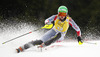 Erin Mielzynski of Canada skiing in first run of women slalom race of FIS Alpine skiing World Cup in Ofterschwang, Germany. Women slalom race of FIS Alpine skiing World Cup in Ofterschwang, Germany, was held on Sunday, 10th of March 2013.
