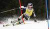 Nina Loeseth of Norway skiing in first run of women slalom race of FIS Alpine skiing World Cup in Ofterschwang, Germany. Women slalom race of FIS Alpine skiing World Cup in Ofterschwang, Germany, was held on Sunday, 10th of March 2013.

