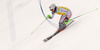 Alexandra Daum of Austria skiing in first run of women slalom race of FIS Alpine skiing World Cup in Ofterschwang, Germany. Women slalom race of FIS Alpine skiing World Cup in Ofterschwang, Germany, was held on Sunday, 10th of March 2013.

