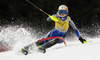 Emelie Wikstroem of Sweden skiing in first run of women slalom race of FIS Alpine skiing World Cup in Ofterschwang, Germany. Women slalom race of FIS Alpine skiing World Cup in Ofterschwang, Germany, was held on Sunday, 10th of March 2013.
