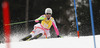 Fanny Chmelar of Germany skiing in first run of women slalom race of FIS Alpine skiing World Cup in Ofterschwang, Germany. Women slalom race of FIS Alpine skiing World Cup in Ofterschwang, Germany, was held on Sunday, 10th of March 2013.
