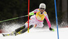 Fanny Chmelar of Germany skiing in first run of women slalom race of FIS Alpine skiing World Cup in Ofterschwang, Germany. Women slalom race of FIS Alpine skiing World Cup in Ofterschwang, Germany, was held on Sunday, 10th of March 2013.
