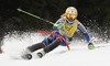 Veronica Smedh of Sweden skiing in first run of women slalom race of FIS Alpine skiing World Cup in Ofterschwang, Germany. Women slalom race of FIS Alpine skiing World Cup in Ofterschwang, Germany, was held on Sunday, 10th of March 2013.
