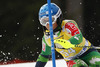 Merle Soppela of Finland skiing in first run of women slalom race of FIS Alpine skiing World Cup in Ofterschwang, Germany. Women slalom race of FIS Alpine skiing World Cup in Ofterschwang, Germany, was held on Sunday, 10th of March 2013.
