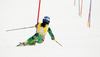 Merle Soppela of Finland skiing in first run of women slalom race of FIS Alpine skiing World Cup in Ofterschwang, Germany. Women slalom race of FIS Alpine skiing World Cup in Ofterschwang, Germany, was held on Sunday, 10th of March 2013.
