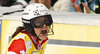 Second placed Wendy Holdener of Switzerland reacts in finish of second run of women slalom race of FIS Alpine skiing World Cup in Ofterschwang, Germany. Women slalom race of FIS Alpine skiing World Cup in Ofterschwang, Germany, was held on Sunday, 10th of March 2013.
