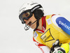 Second placed Wendy Holdener of Switzerland reacts in finish of second run of women slalom race of FIS Alpine skiing World Cup in Ofterschwang, Germany. Women slalom race of FIS Alpine skiing World Cup in Ofterschwang, Germany, was held on Sunday, 10th of March 2013.
