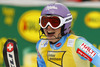 Winner Tina Maze of Slovenia reacts in finish of second run of women slalom race of FIS Alpine skiing World Cup in Ofterschwang, Germany. Women slalom race of FIS Alpine skiing World Cup in Ofterschwang, Germany, was held on Sunday, 10th of March 2013.

