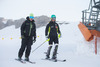 Andreas Berger and Felix Neureuther during the media day of German Ski Federation DSV at Moelltaler glacier in Flattach, Austria on 2013/10/07.
