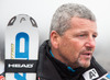 Men head coach Mathias Berthold during the media day of Austrian Ski Federation OeSV at Moelltaler glacier in Flattach, Austria on 2013/10/08.
