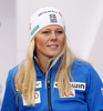 Jessica Lindell-Vikarby of Sweden during Audi Media Talk event, which was held on Thursday, 24th of October 2013 in Soelden, Austria. Audi Media Talk is traditional media event before start of Audi FIS Alpine skiing World cup, which will start with women giant slalom race on Saturday, 26th of October, followed by men giant slalom race which will also be held on Rettenbach glacier above Soelden, Austria, on Sunday, 27th of October 2013.
